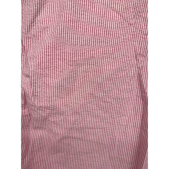 Banana Republic Aiden Club Short 34 Pink White Stripe Cotton Walking Preppy EUC - Picture 3 of 7